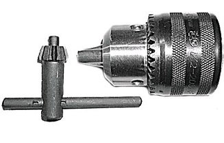 Патрон для дрели, ключевой 16 мм, 1/2" (с ключом Т-образным)