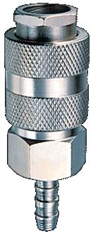 Разъемное соединение рапид (муфта), елочка 8мм с обжимным кольцом 8х13мм, блистер FUBAG